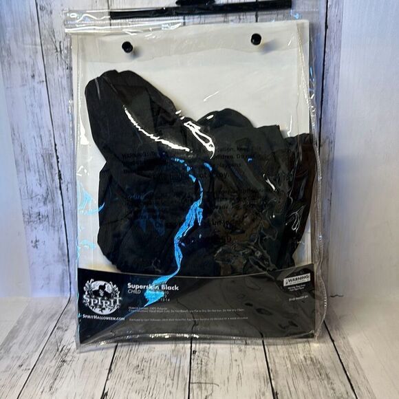 Spirit Halloween Black Superskins Halloween Costume Size XL 12-14 - Picture 5 of 6